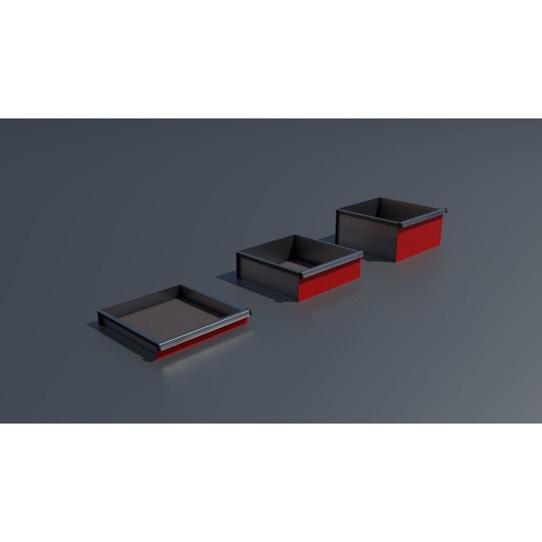 Workshop Closet and Bench 3D Model – PBR Industrial Assets, Blender - View 70