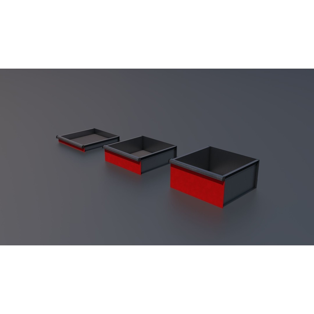 Workshop Closet and Bench 3D Model – PBR Industrial Assets, Blender - View 72
