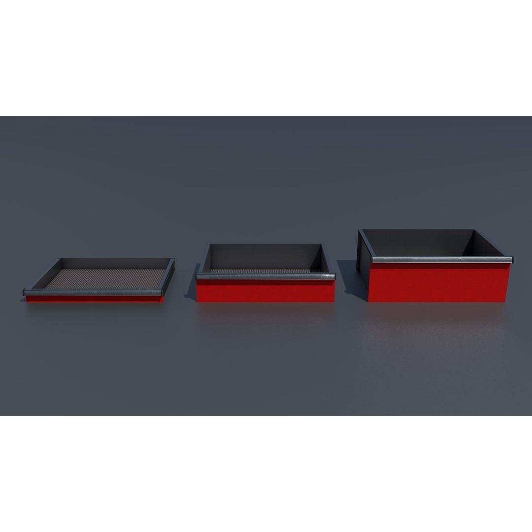 Workshop Closet and Bench 3D Model – PBR Industrial Assets, Blender - View 76