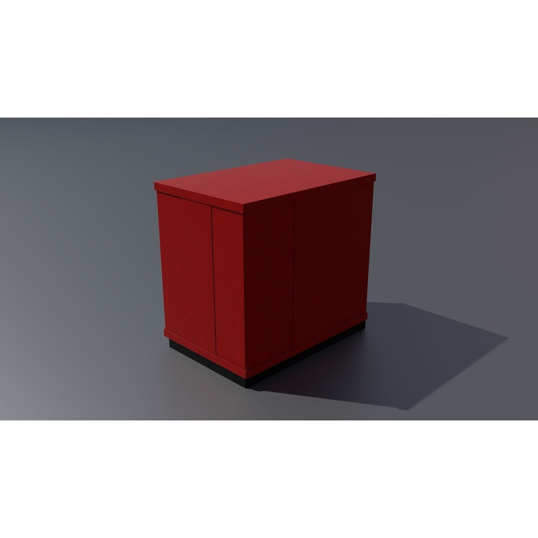Workshop Closet and Bench 3D Model – PBR Industrial Assets, Blender - View 8