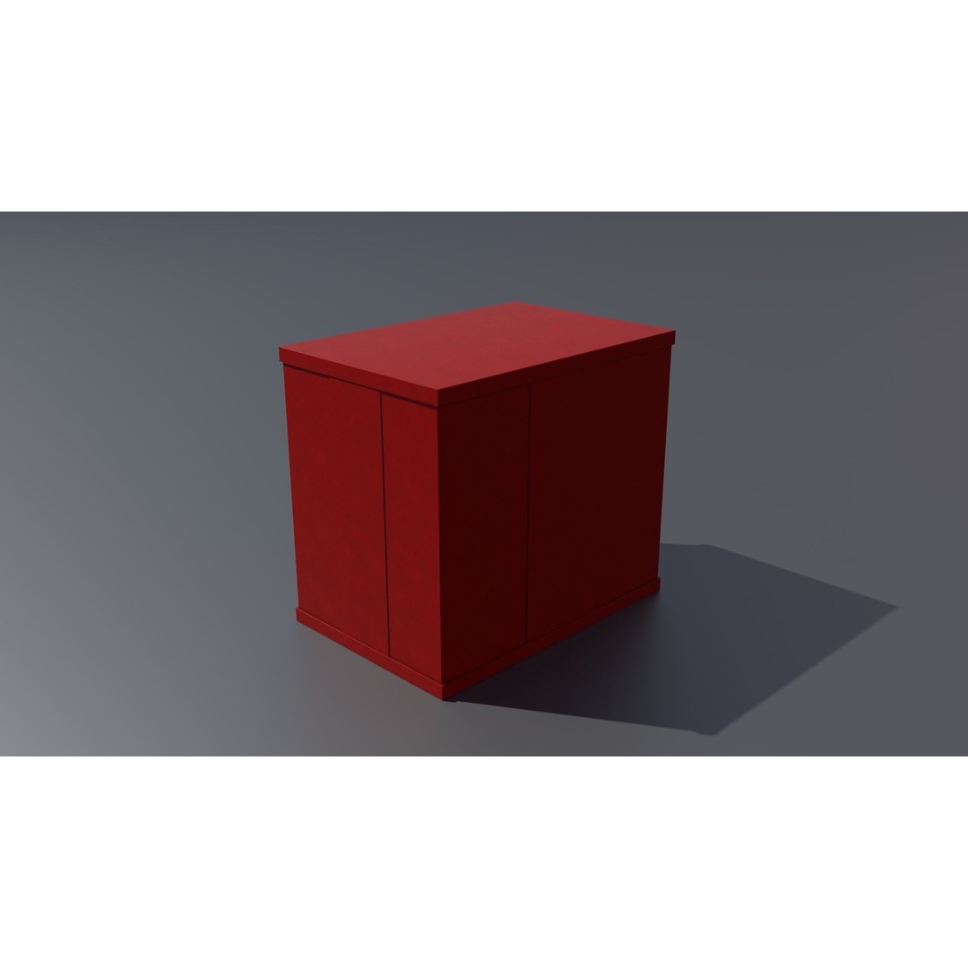 Workshop Closet and Bench 3D Model – PBR Industrial Assets, Blender - View 83