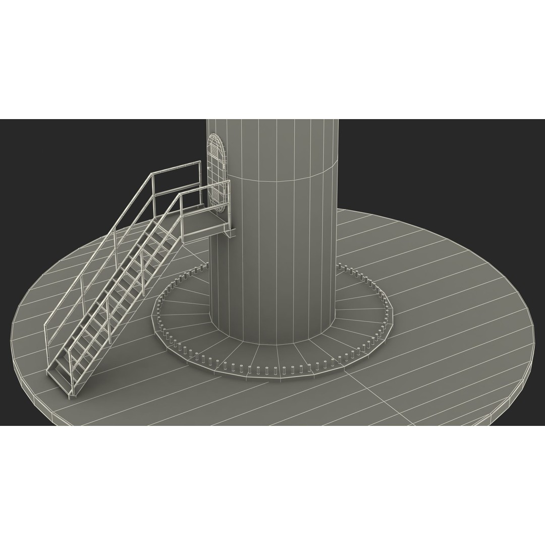 Vestas Horizontal Axis Wind Turbine 3D Model – High Poly PBR Asset, FBX, OBJ
