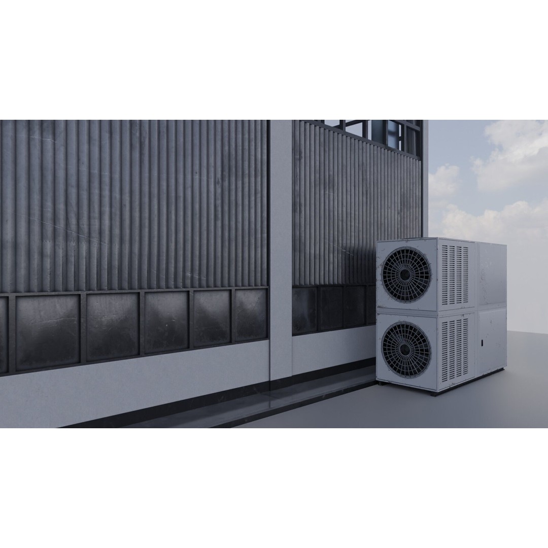 Warehouse 3D Model – Industrial Building with PBR Textures, FBX, OBJ - View 34