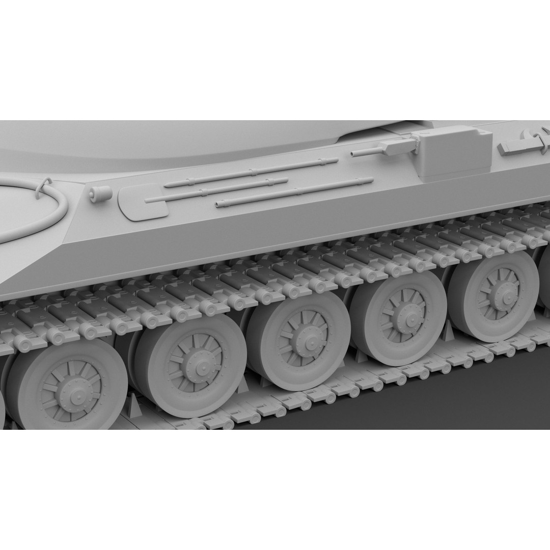 IS-7 Tank 3D Model – High Poly Military Vehicle, FBX - View 18