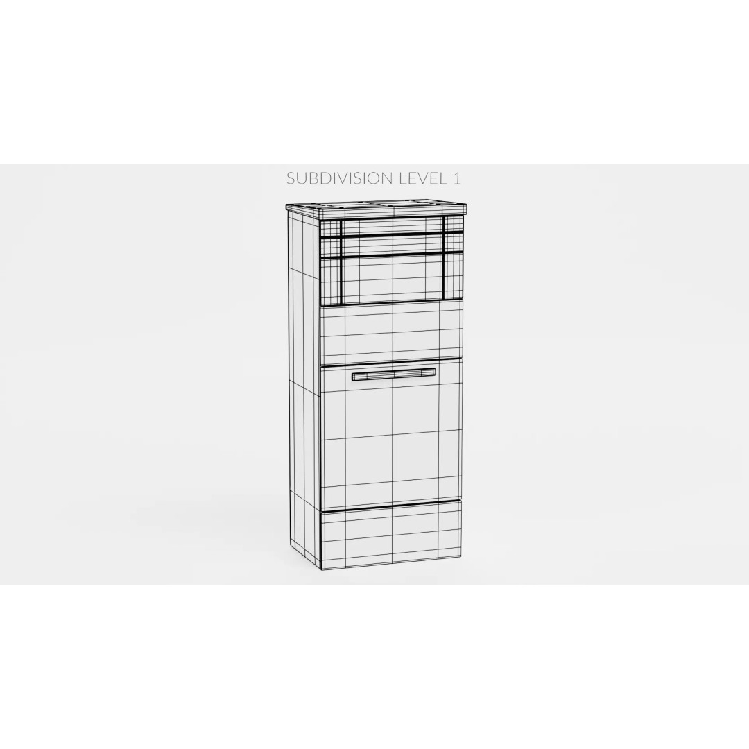 Mail Box 3D Model – Low Poly Freestanding Design, Blender & FBX - View 10