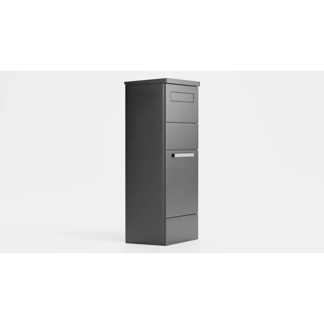Mail Box 3D Model – Low Poly Freestanding Design, Blender & FBX - View 4