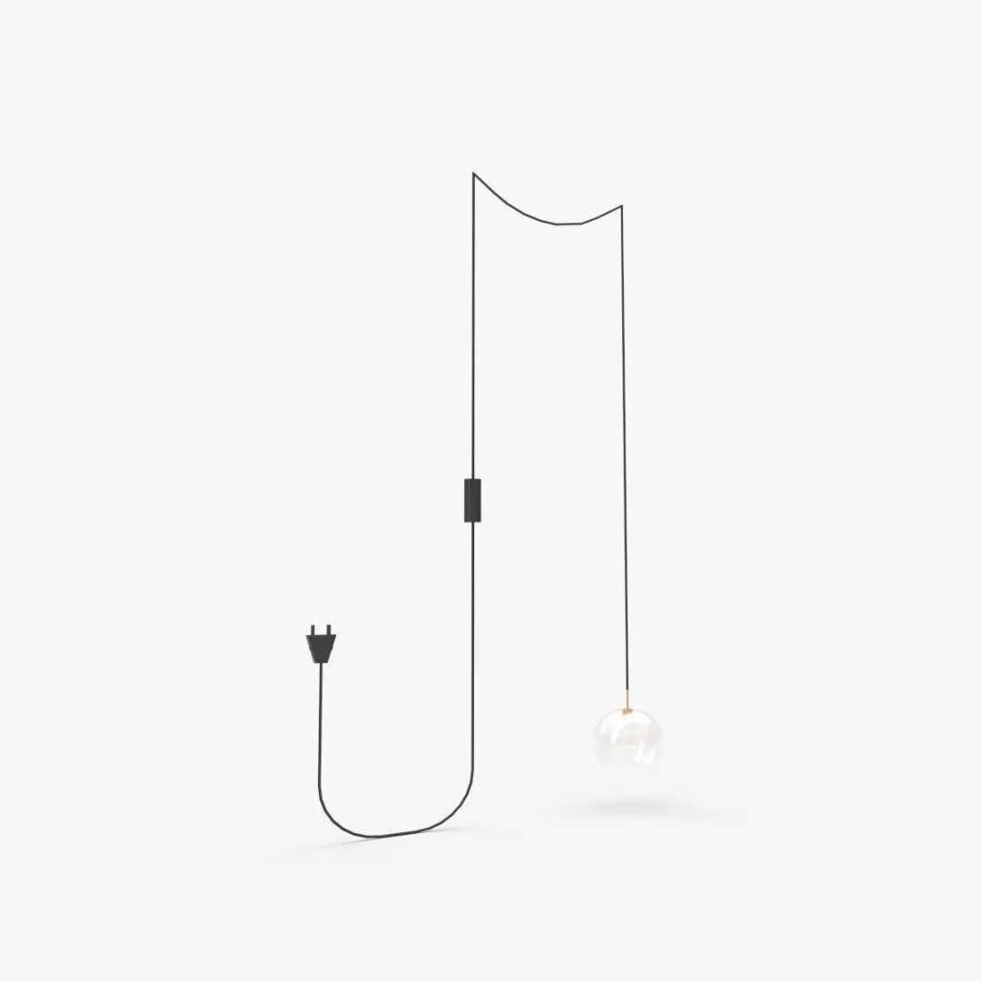 Elegant Baxter 3D Model – Contemporary Hanging Lamp, PBR Textures - View 14