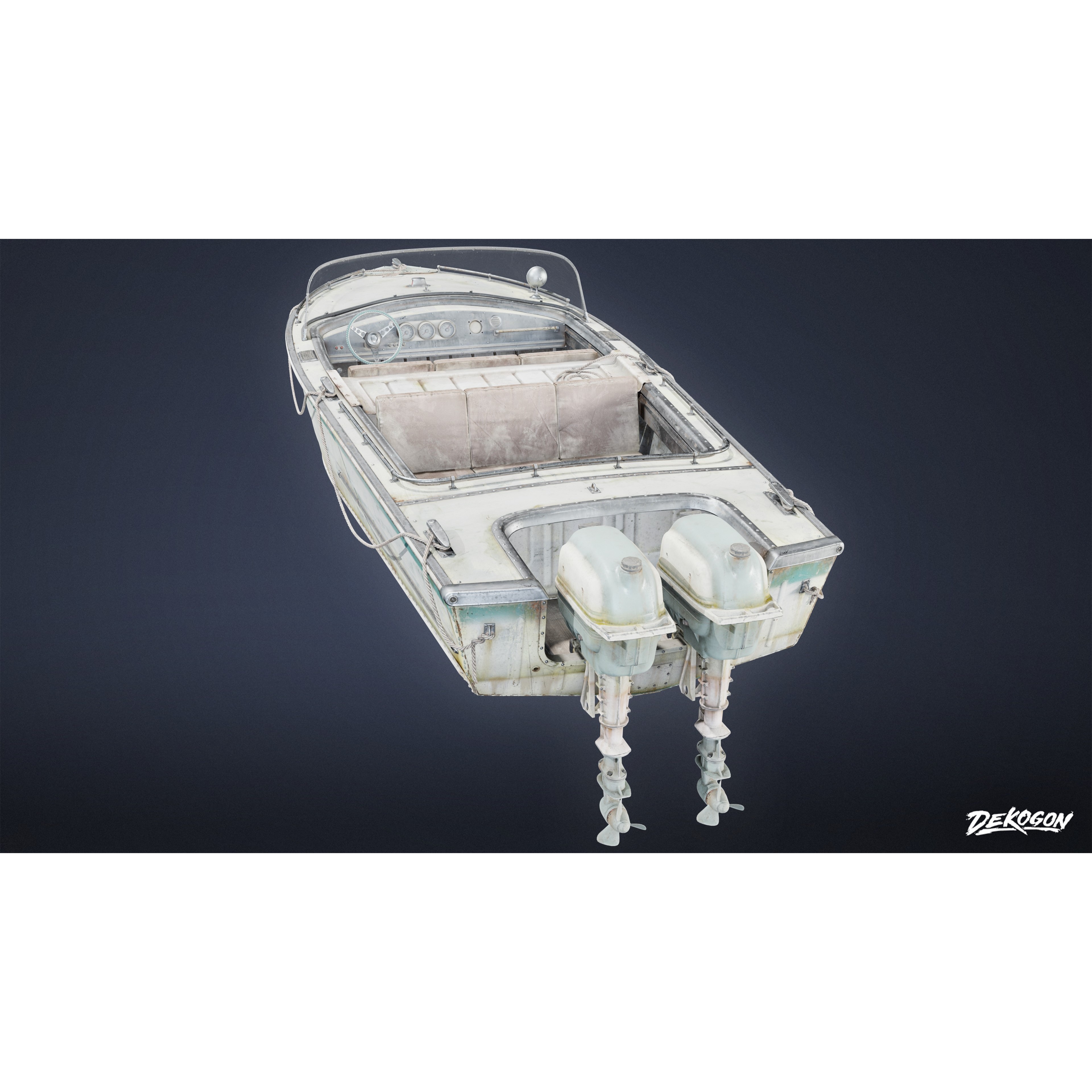 BOATYARD - Low-Poly Game-Ready 3D Model - View 5