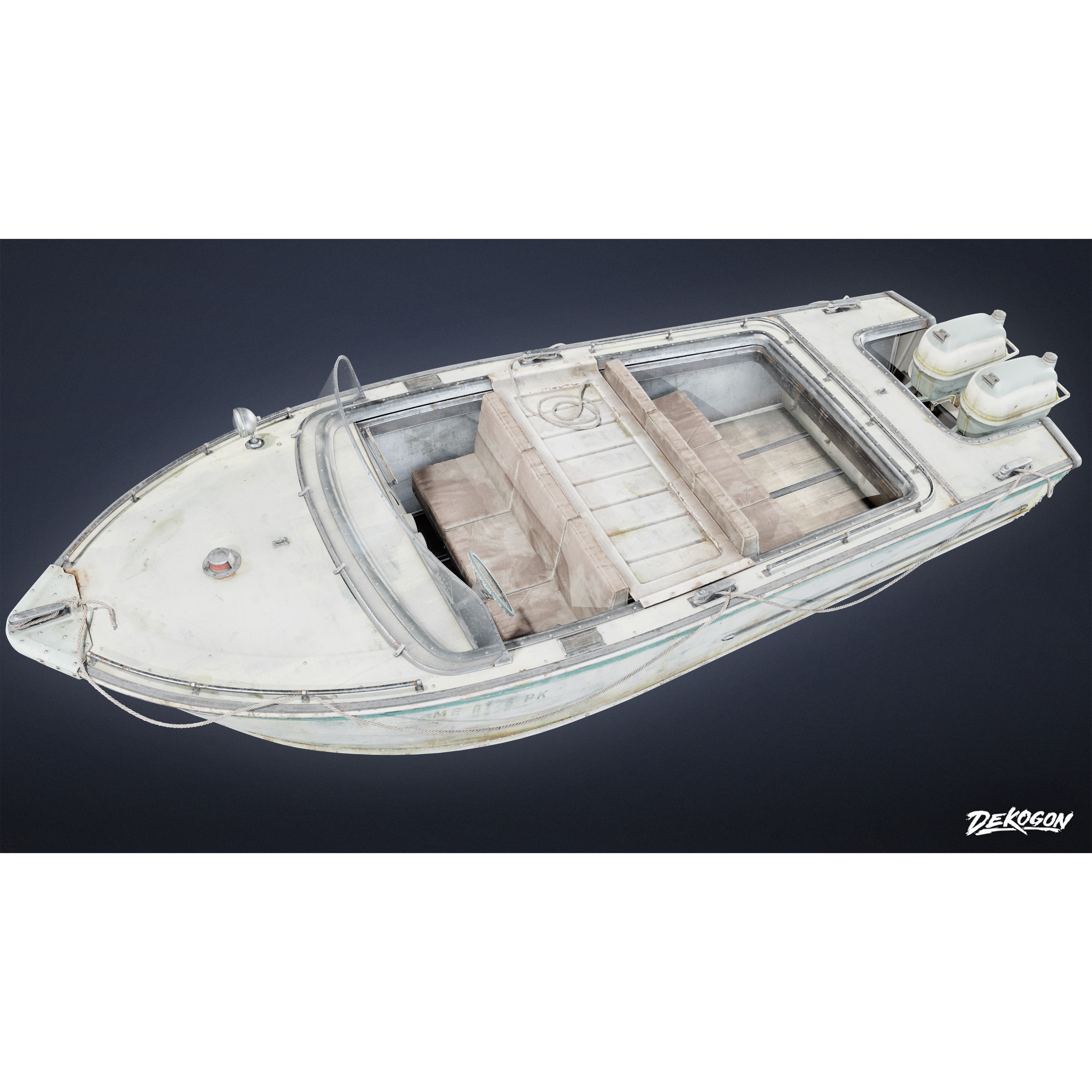 BOATYARD - Low-Poly Game-Ready 3D Model - View 6