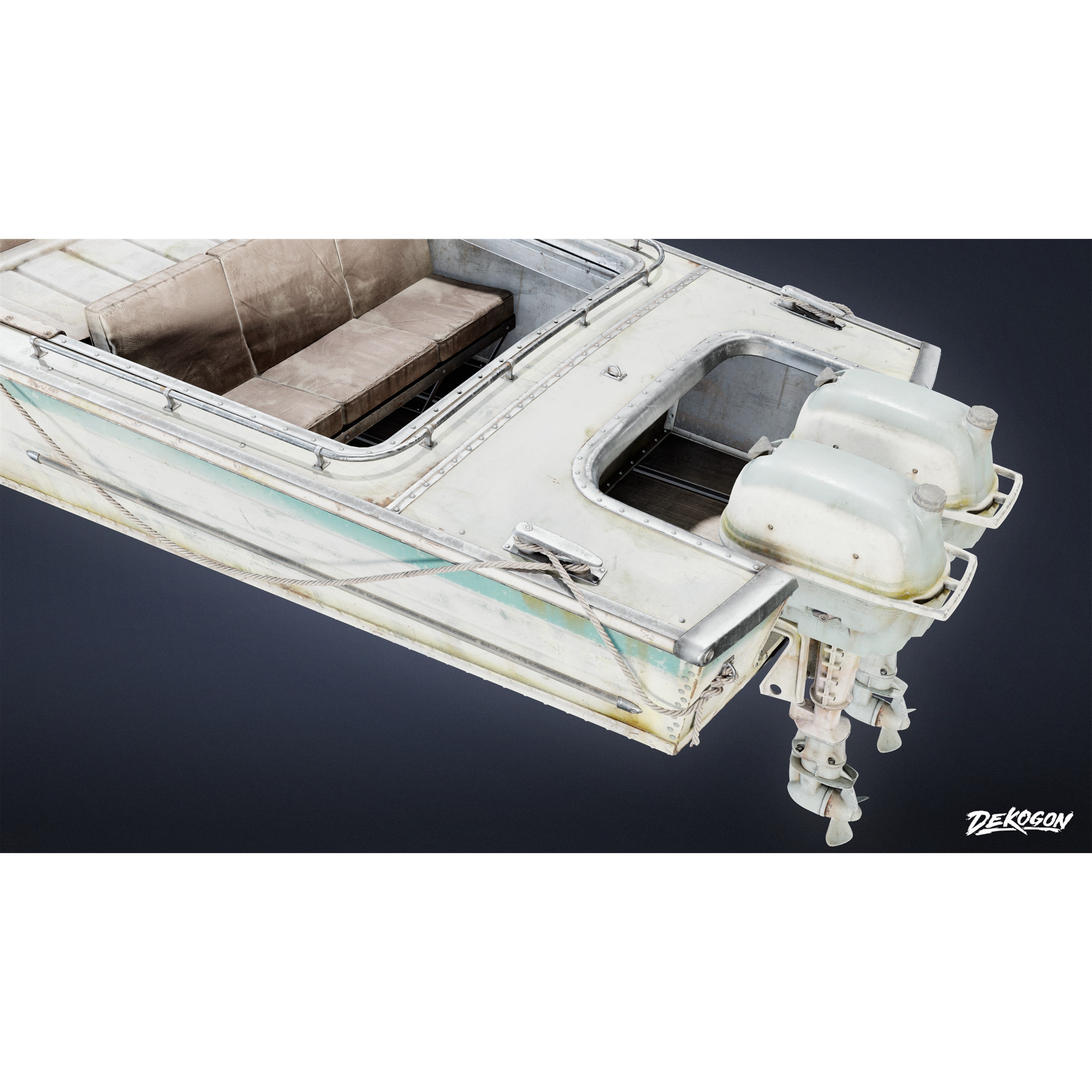 BOATYARD - Low-Poly Game-Ready 3D Model - View 7