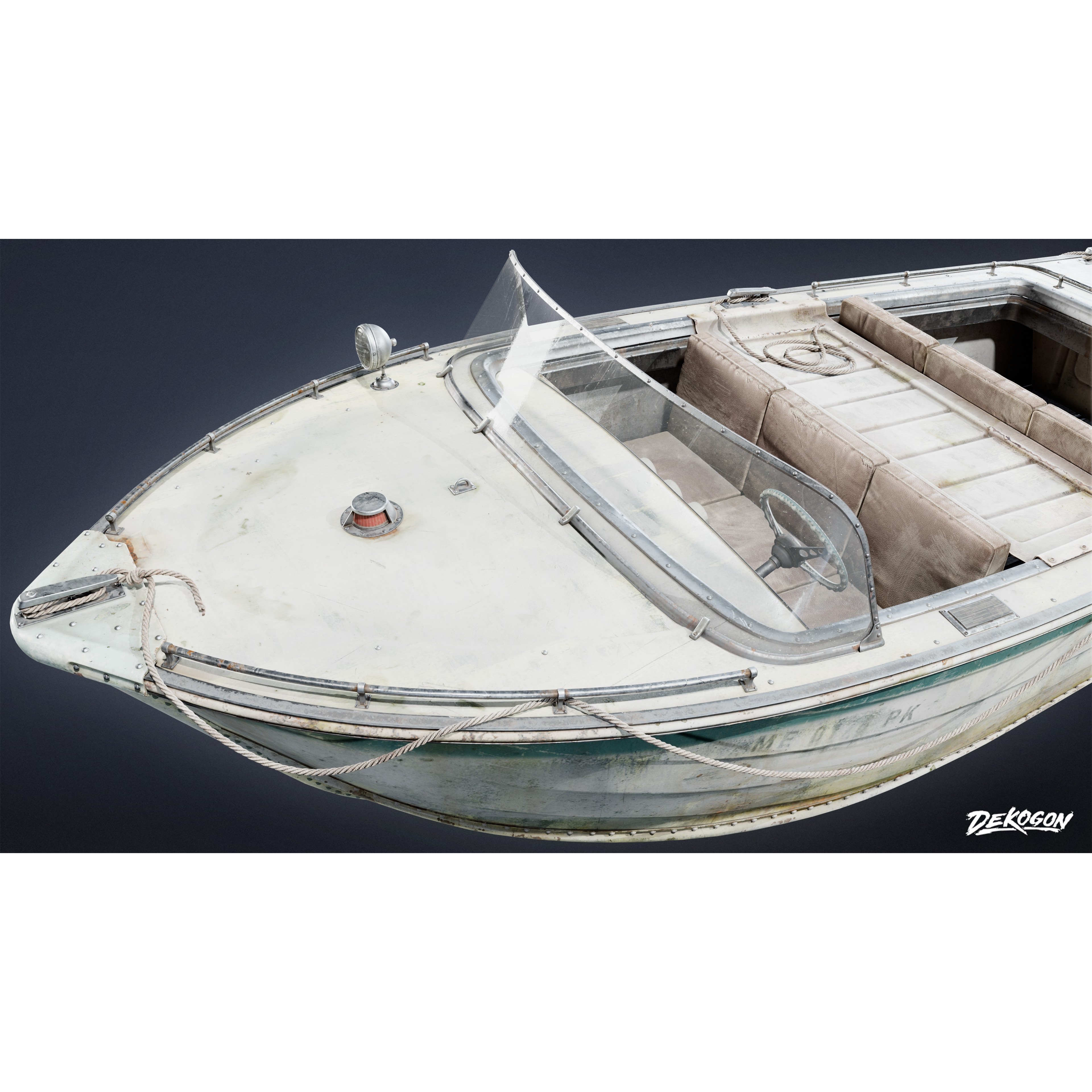 BOATYARD - Low-Poly Game-Ready 3D Model - View 8