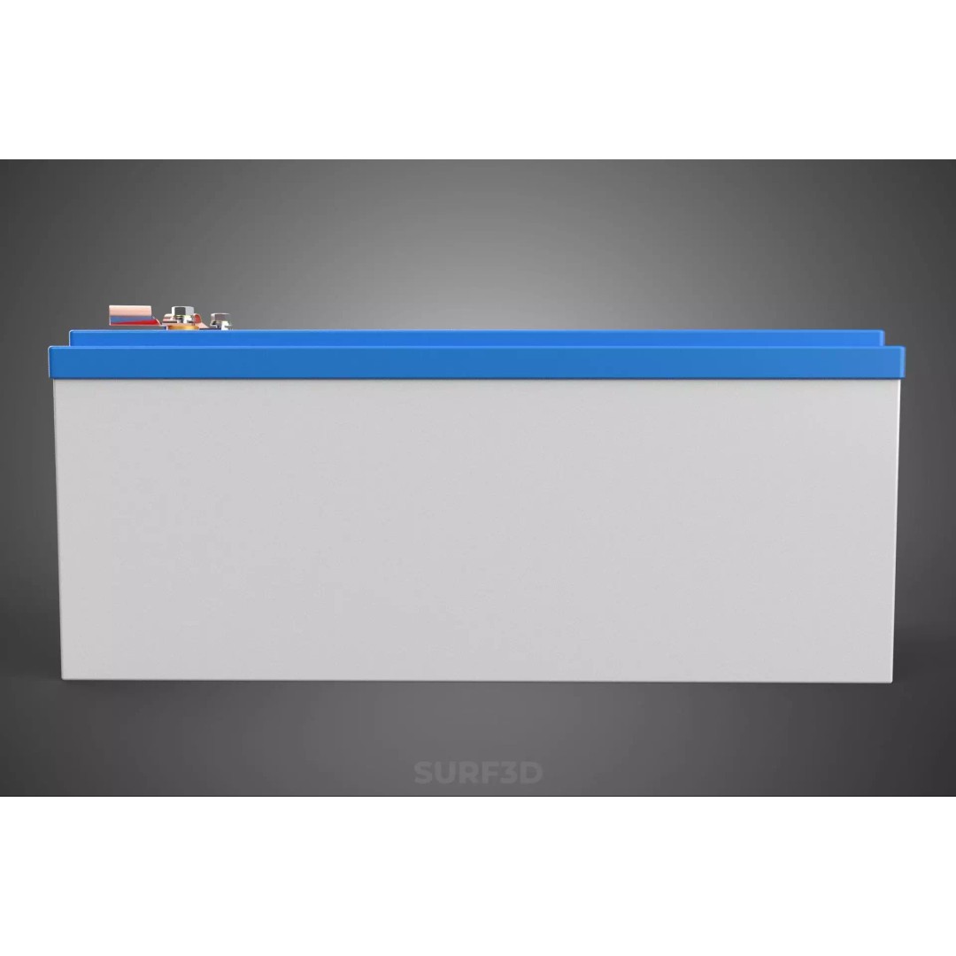 Standard Accu Industrial Battery 3D Model – PBR Game-Ready Formats - View 11