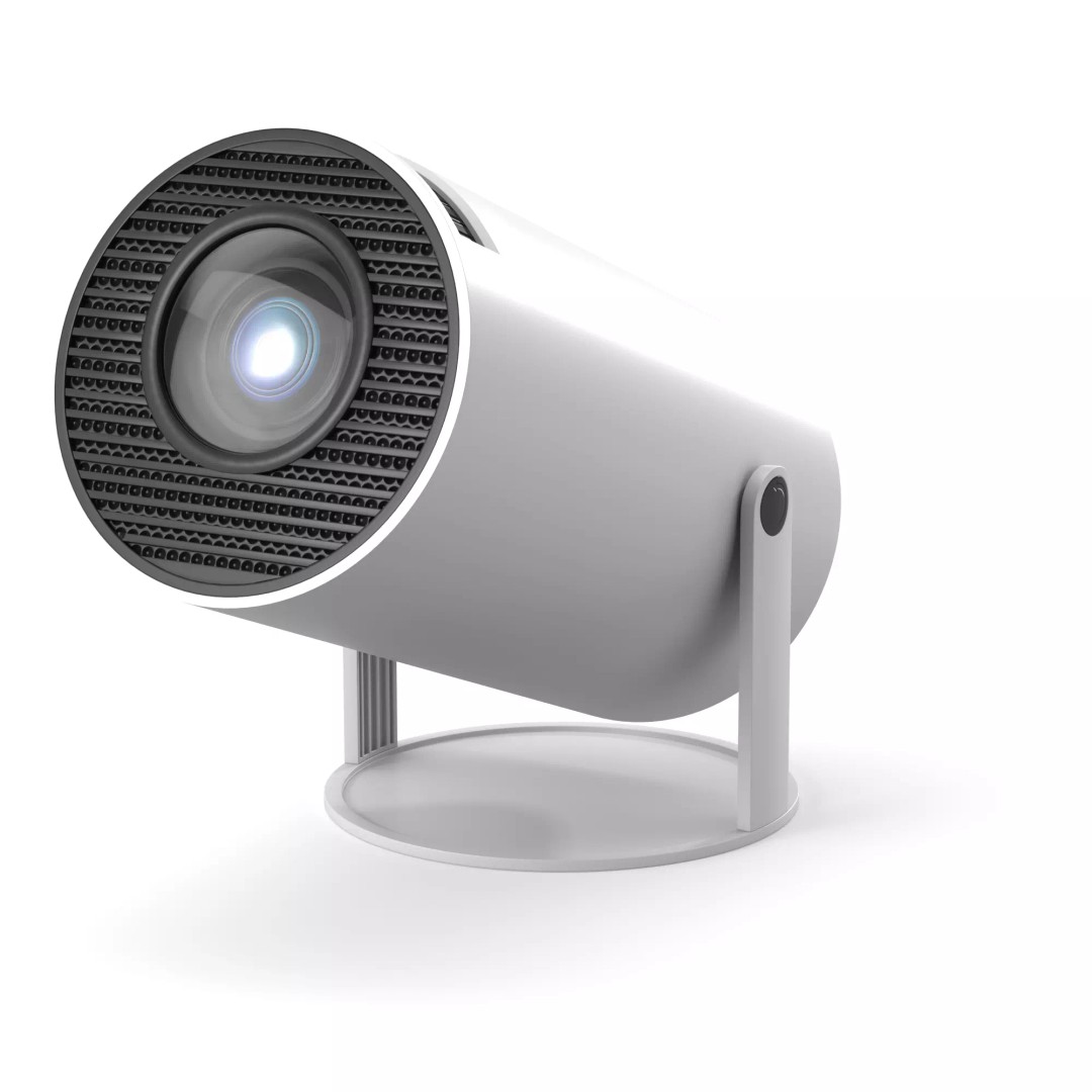 Projector 3D Model – Low Poly Bluetooth Design, FBX & OBJ Formats - View 4