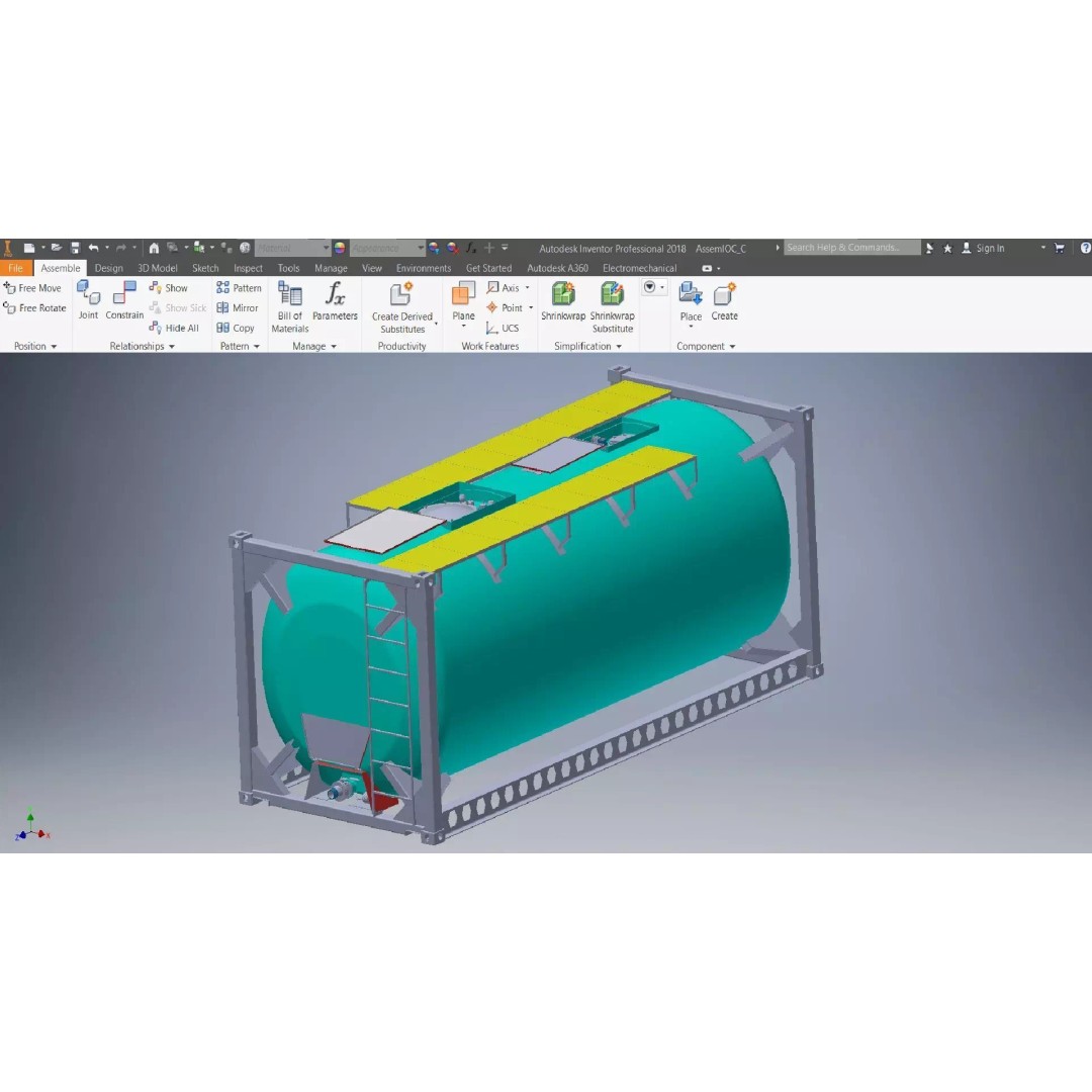 Industrial Chemical Tank 3D Model – Realistic High-Poly Asset, FBX, OBJ - View 6