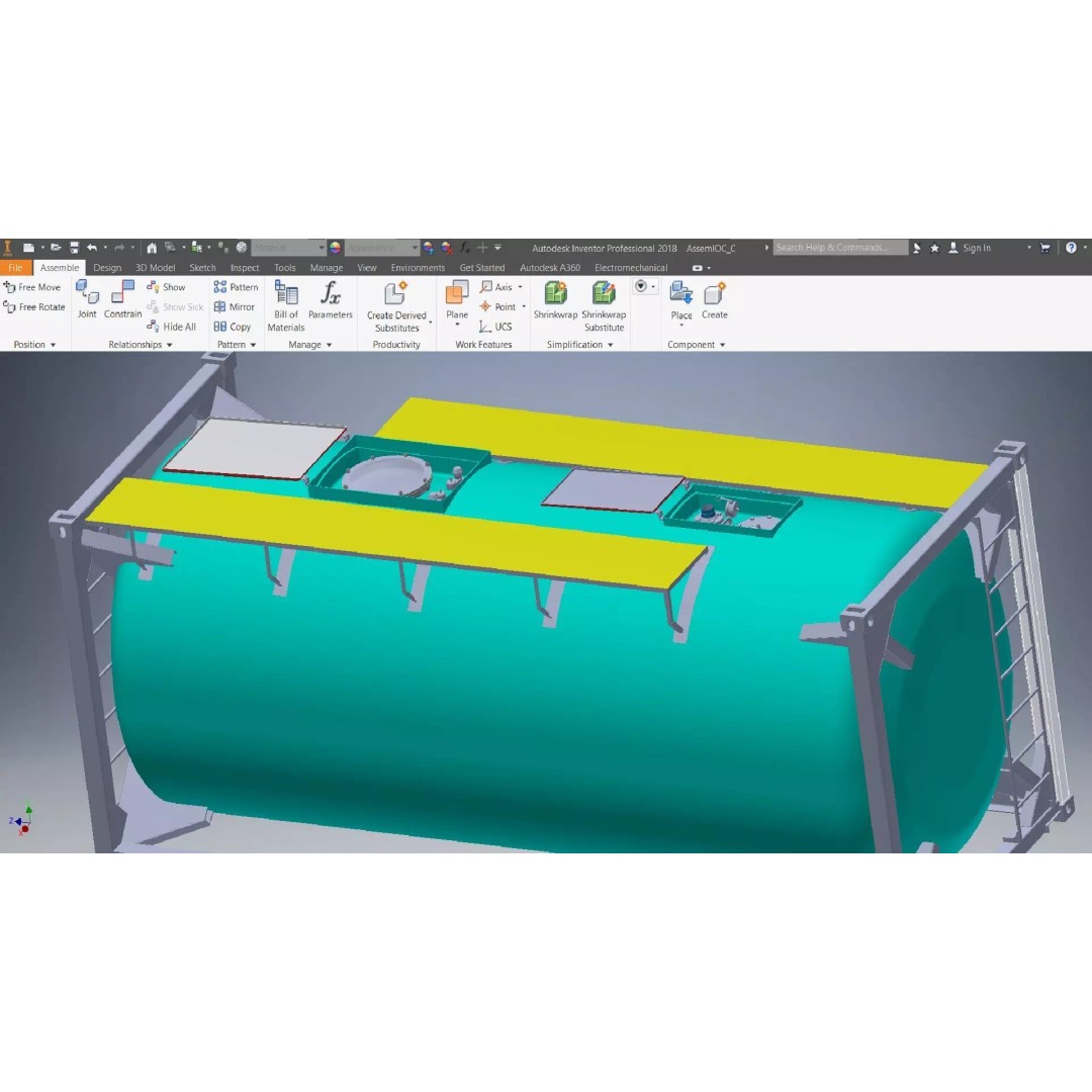 Industrial Chemical Tank 3D Model – Realistic High-Poly Asset, FBX, OBJ - View 8