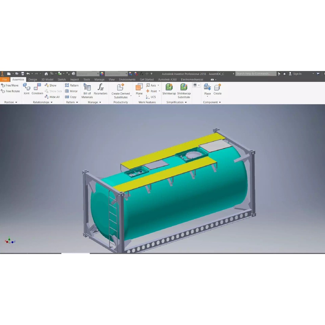 Industrial Chemical Tank 3D Model – Realistic High-Poly Asset, FBX, OBJ - View 9