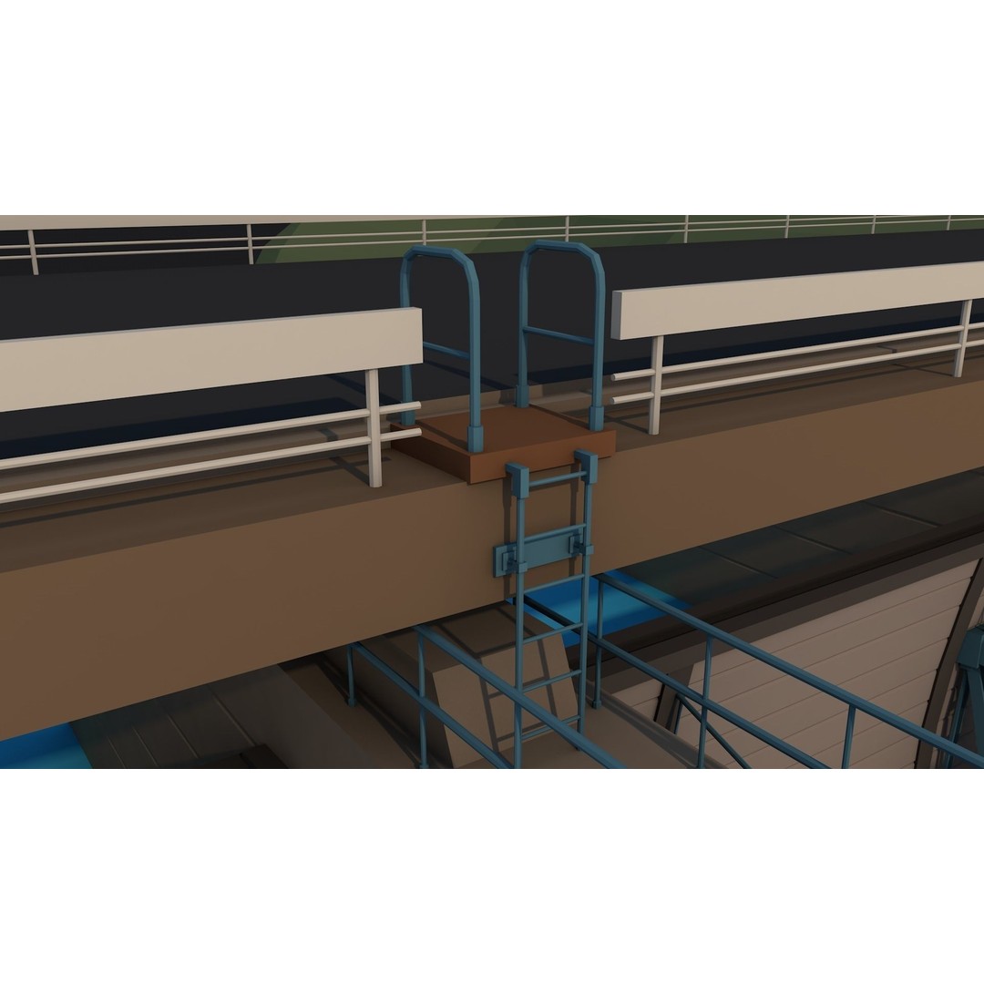 Industrial Collection 3D Model – Low Poly Realistic Assets, FBX, Blender - View 13