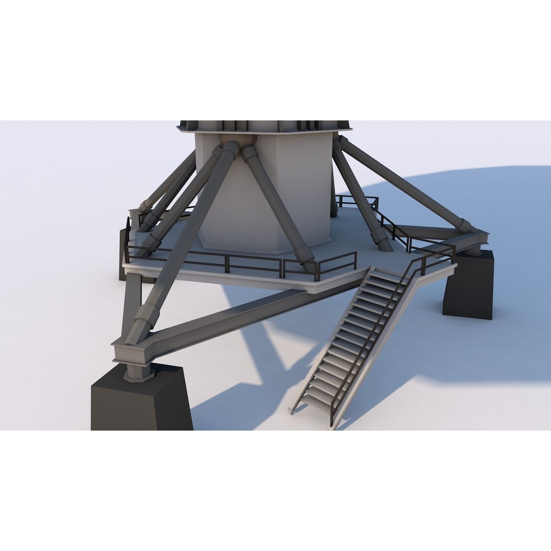 Industrial Collection 3D Model – Low Poly Realistic Assets, FBX, Blender - View 23