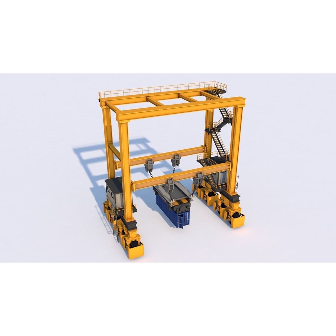 Industrial Collection 3D Model – Low Poly Realistic Assets, FBX, Blender - View 25