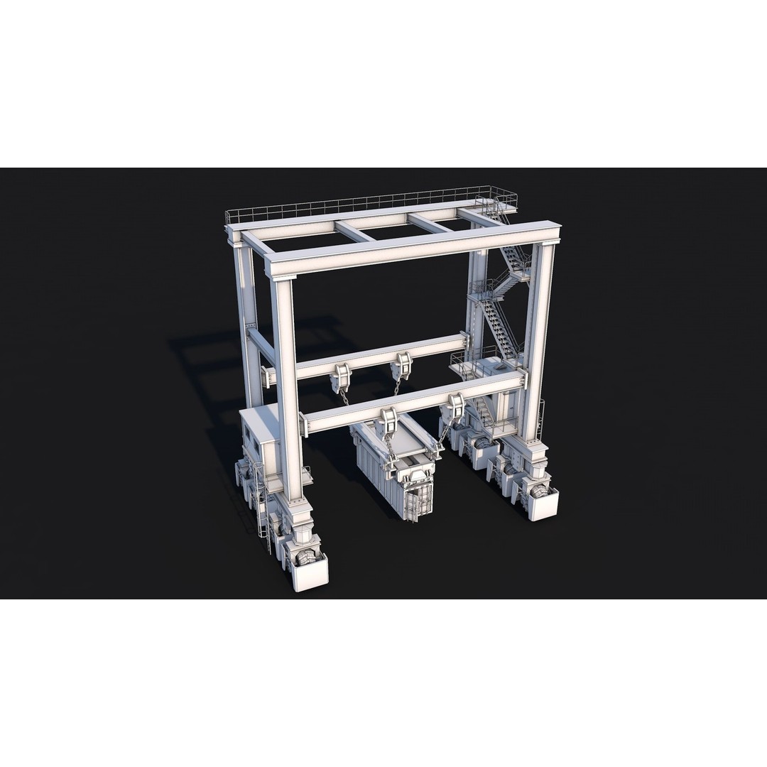 Industrial Collection 3D Model – Low Poly Realistic Assets, FBX, Blender - View 26