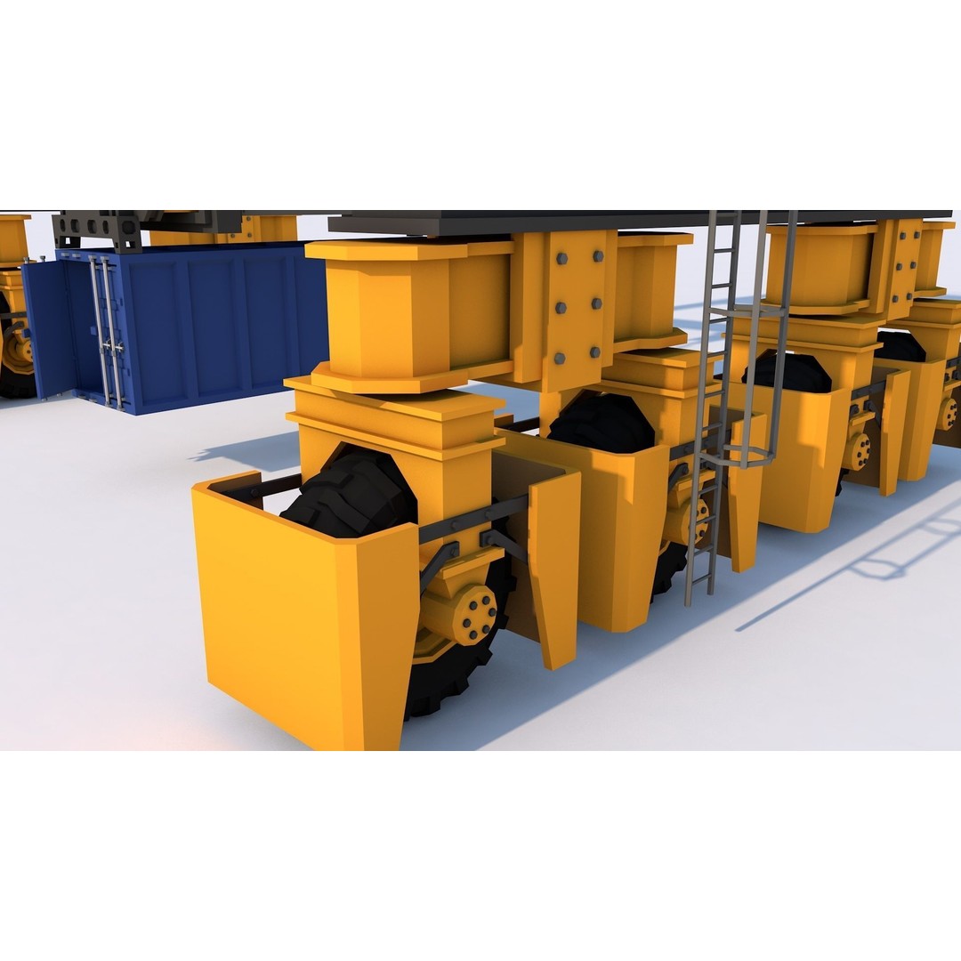 Industrial Collection 3D Model – Low Poly Realistic Assets, FBX, Blender - View 27