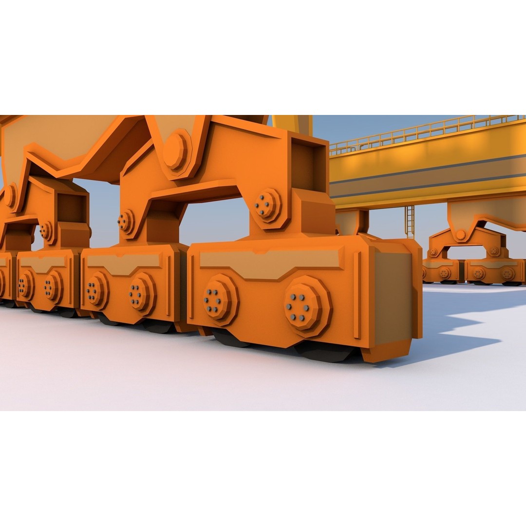 Industrial Collection 3D Model – Low Poly Realistic Assets, FBX, Blender - View 33