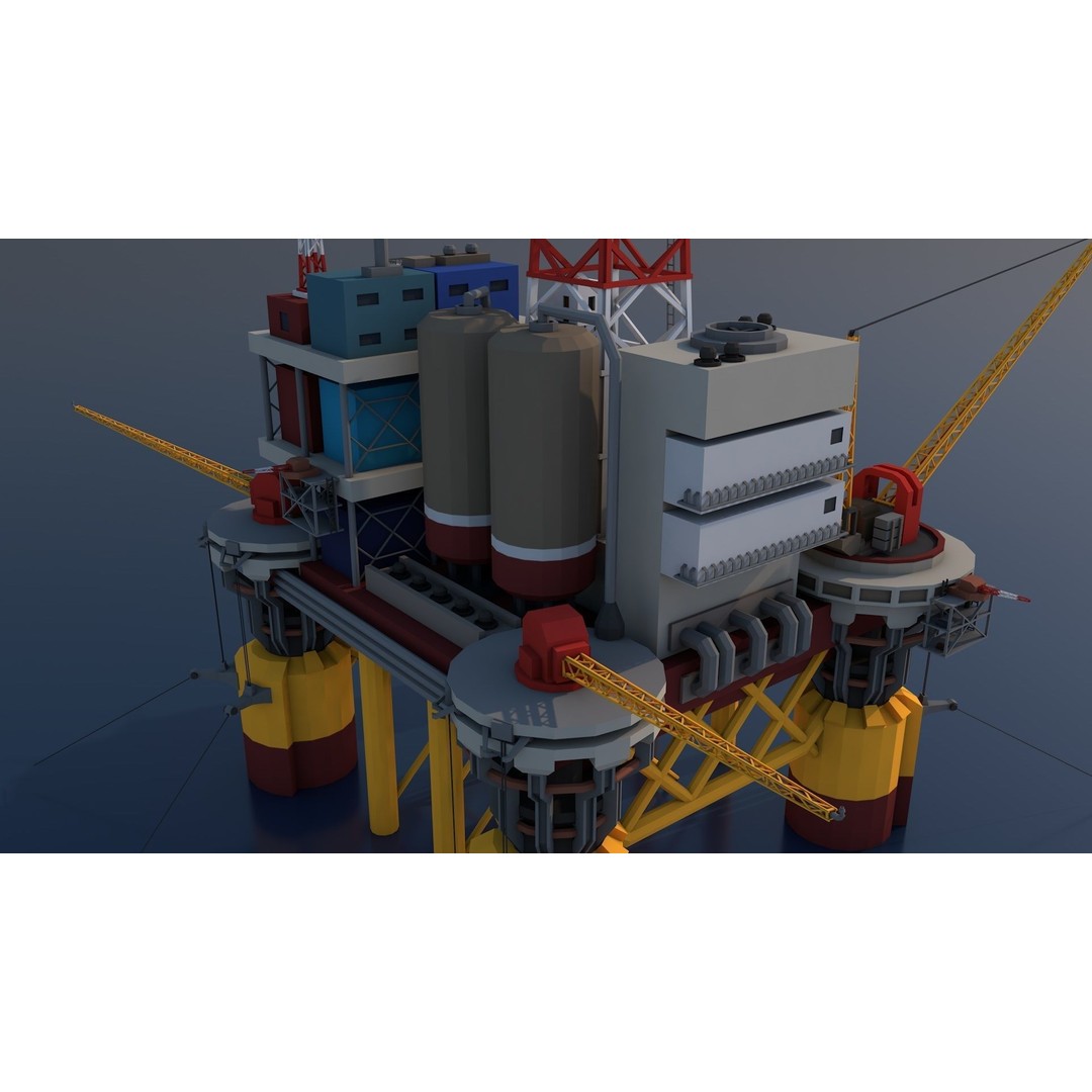 Industrial Collection 3D Model – Low Poly Realistic Assets, FBX, Blender - View 6