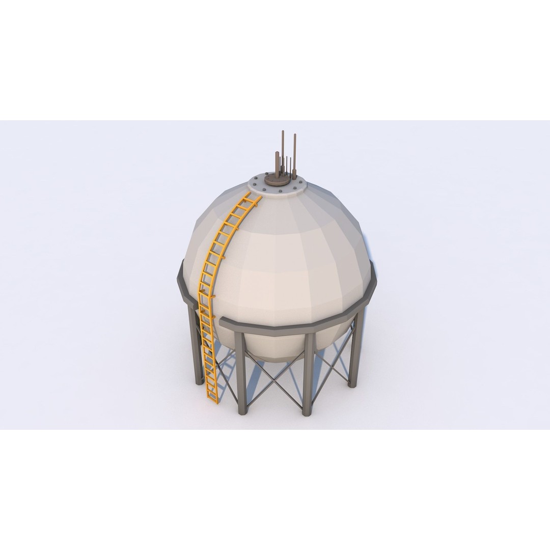Industrial Collection 3D Model – Low Poly Realistic Assets, FBX, Blender - View 61