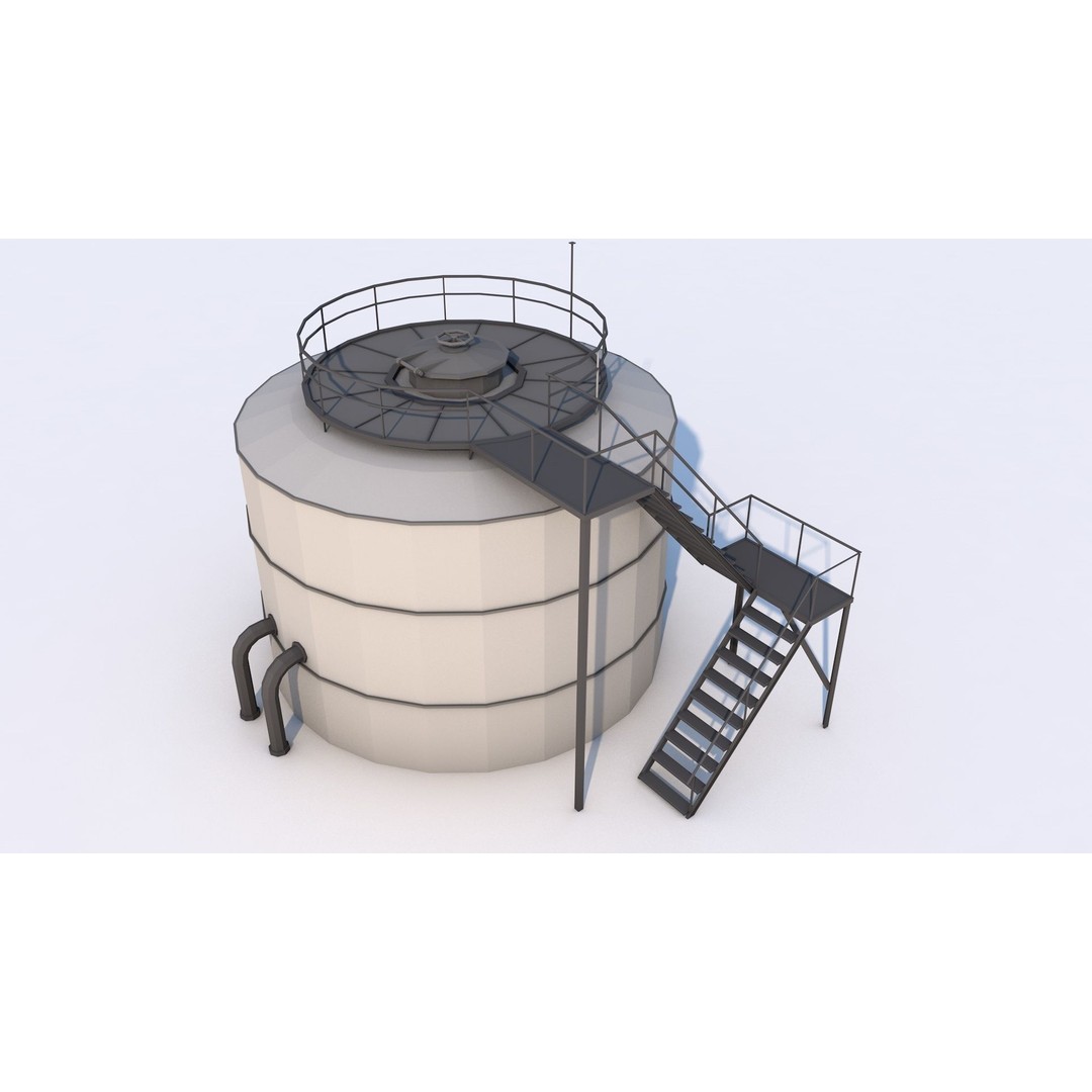 Industrial Collection 3D Model – Low Poly Realistic Assets, FBX, Blender - View 63
