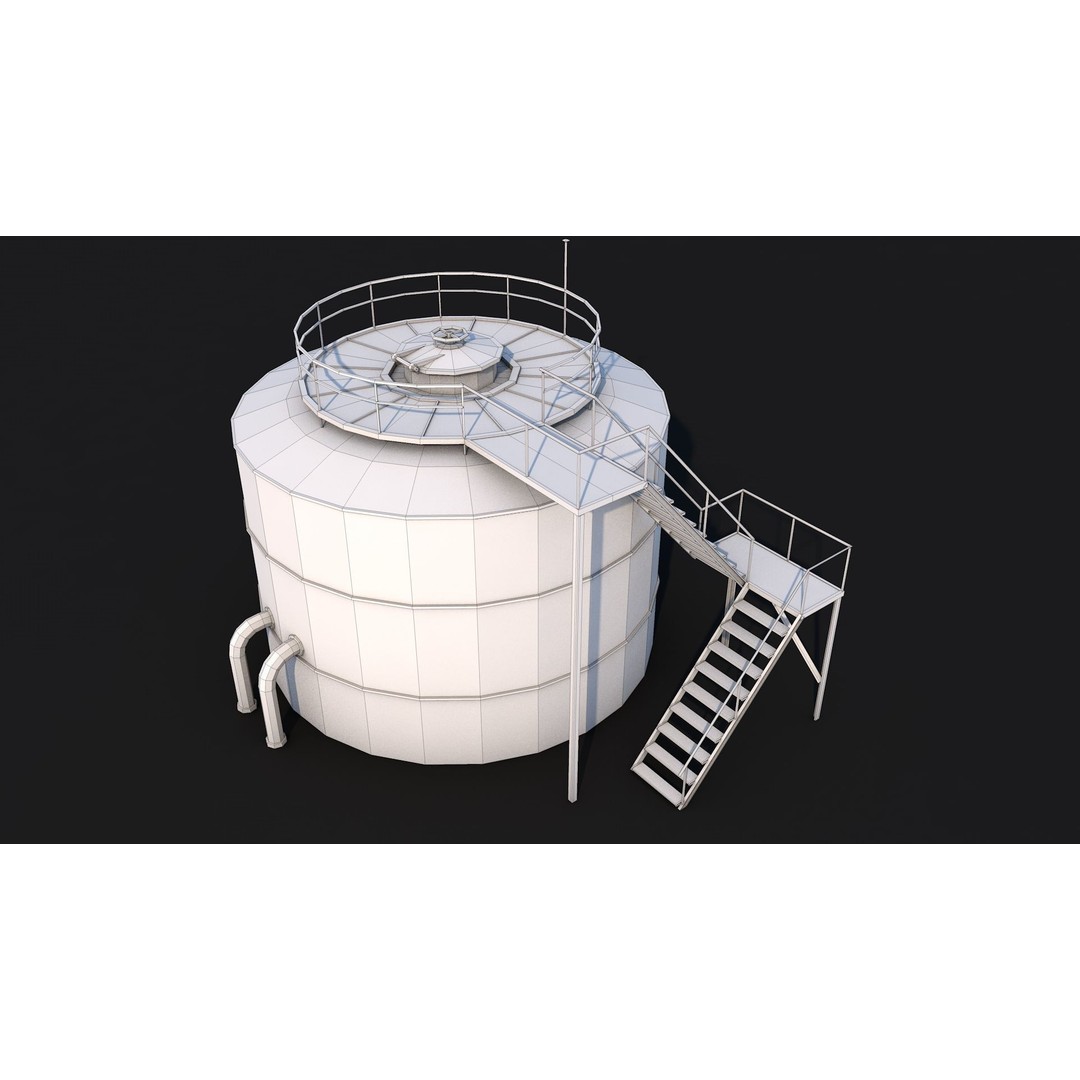 Industrial Collection 3D Model – Low Poly Realistic Assets, FBX, Blender - View 64