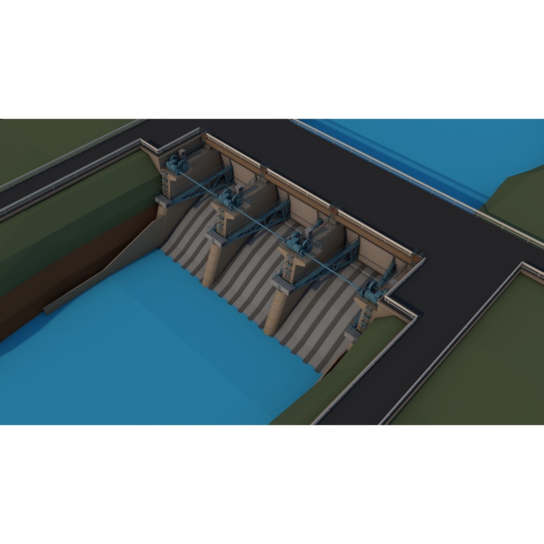 Industrial Collection 3D Model – Low Poly Realistic Assets, FBX, Blender - View 8