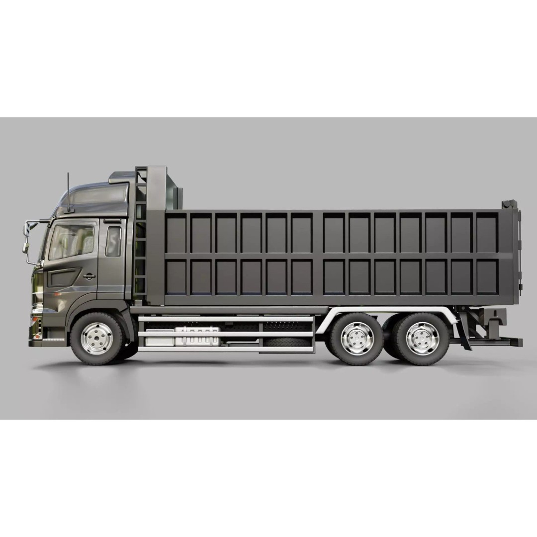 Hino Profia Dump Truck 3D Model – Rigged PBR Asset, Blender & FBX - View 18