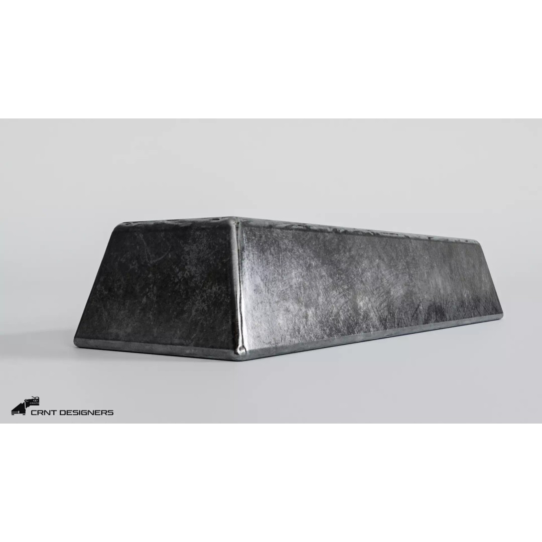 Medieval Metal Ingot 3D Model – Low Poly PBR Asset, Blender & FBX - View 14