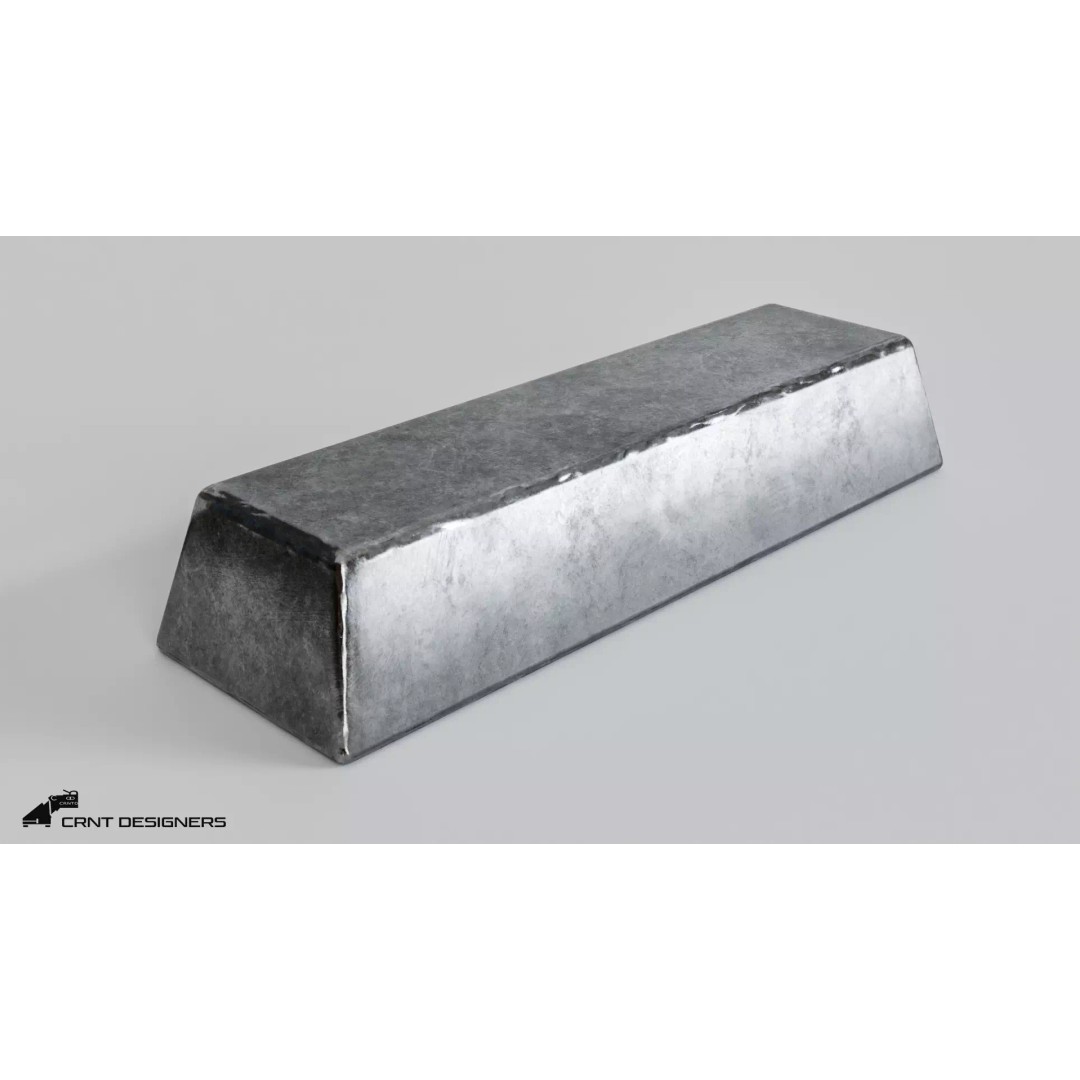 Medieval Metal Ingot 3D Model – Low Poly PBR Asset, Blender & FBX - View 16