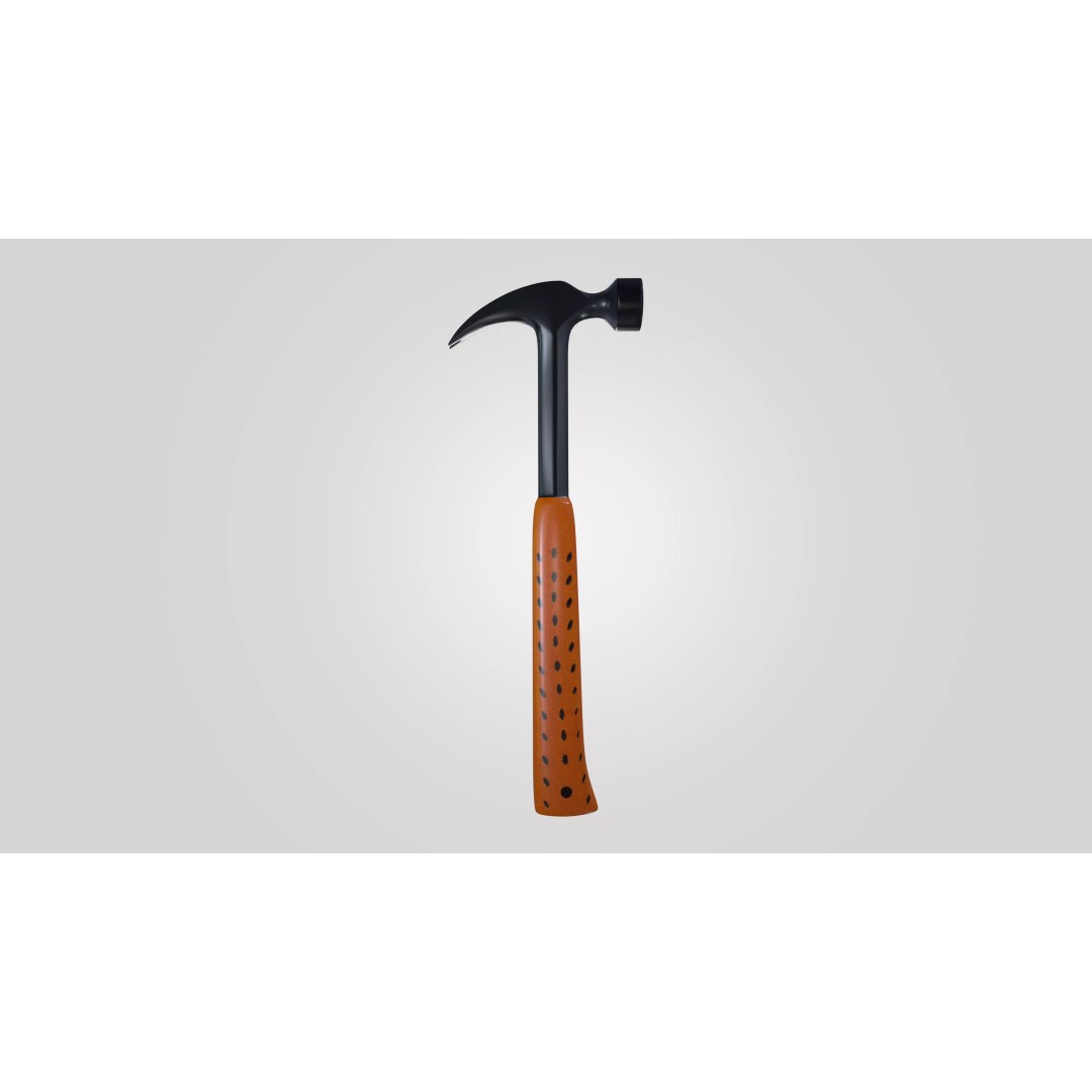 Claw Hammer 3D Model – Low Poly Game Ready Tool, OBJ - View 3