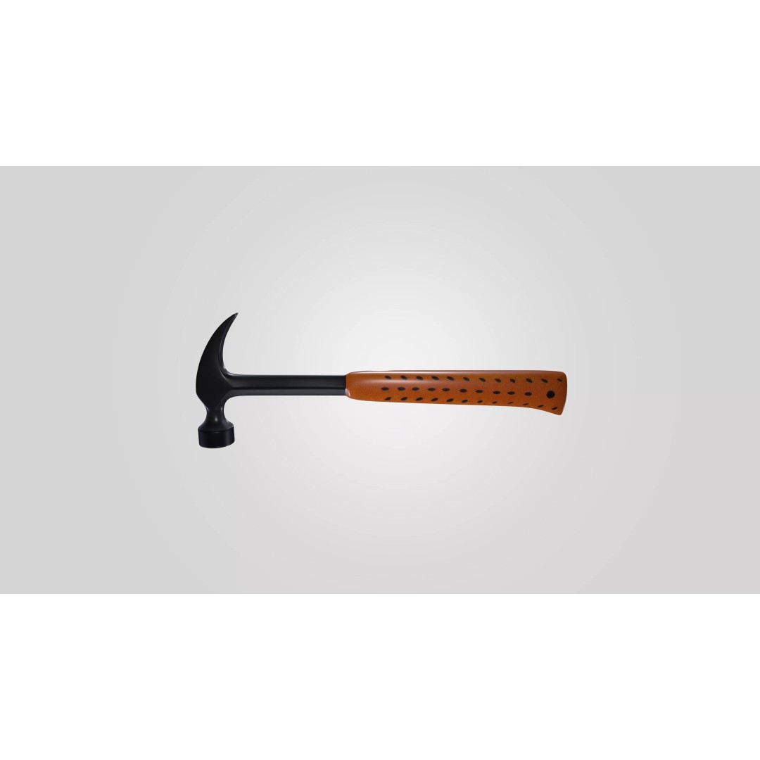 Claw Hammer 3D Model – Low Poly Game Ready Tool, OBJ - View 4