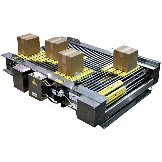 High-Speed Lane Switch Conveyor 3D Model – Industrial Carton Separation System - View 9