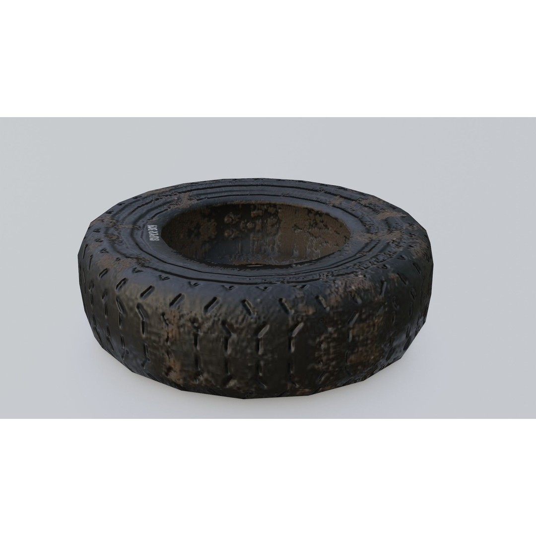 Construction Site Props 3D Model – Low Poly Game Ready Asset, FBX, OBJ - View 10