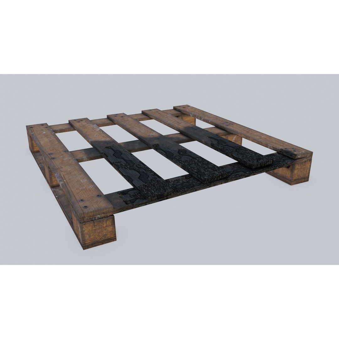 Construction Site Props 3D Model – Low Poly Game Ready Asset, FBX, OBJ - View 12