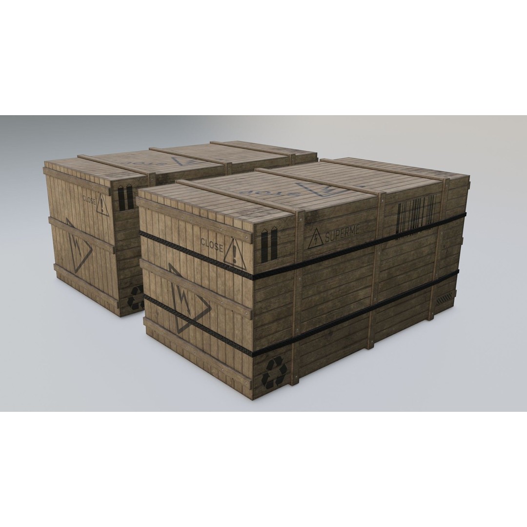 Construction Site Props 3D Model – Low Poly Game Ready Asset, FBX, OBJ - View 13