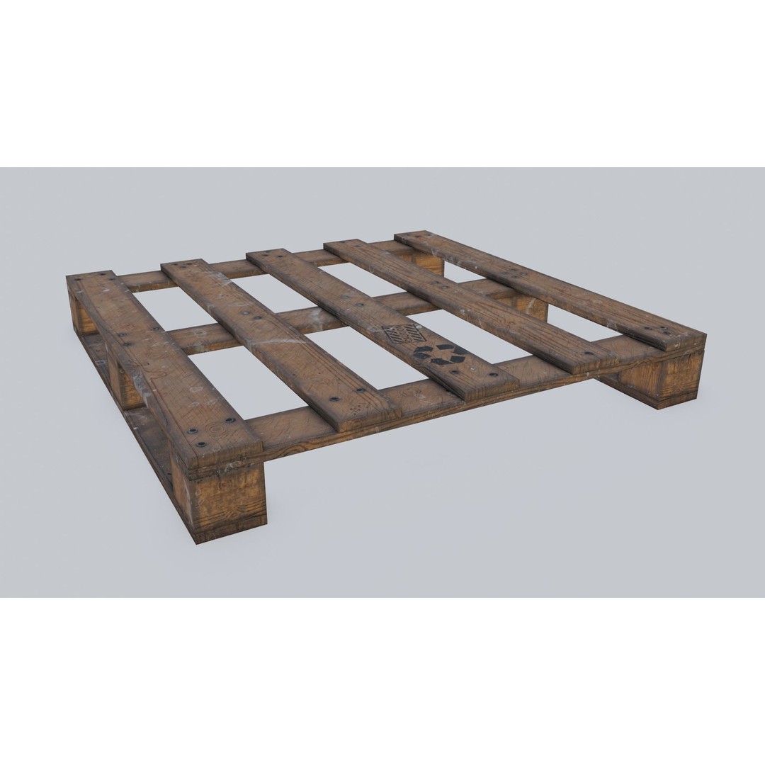 Construction Site Props 3D Model – Low Poly Game Ready Asset, FBX, OBJ - View 14