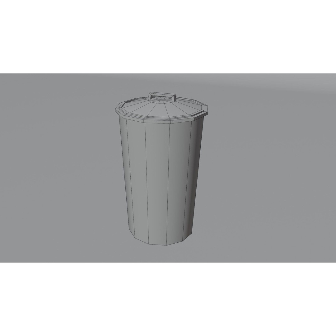 Construction Site Props 3D Model – Low Poly Game Ready Asset, FBX, OBJ - View 22