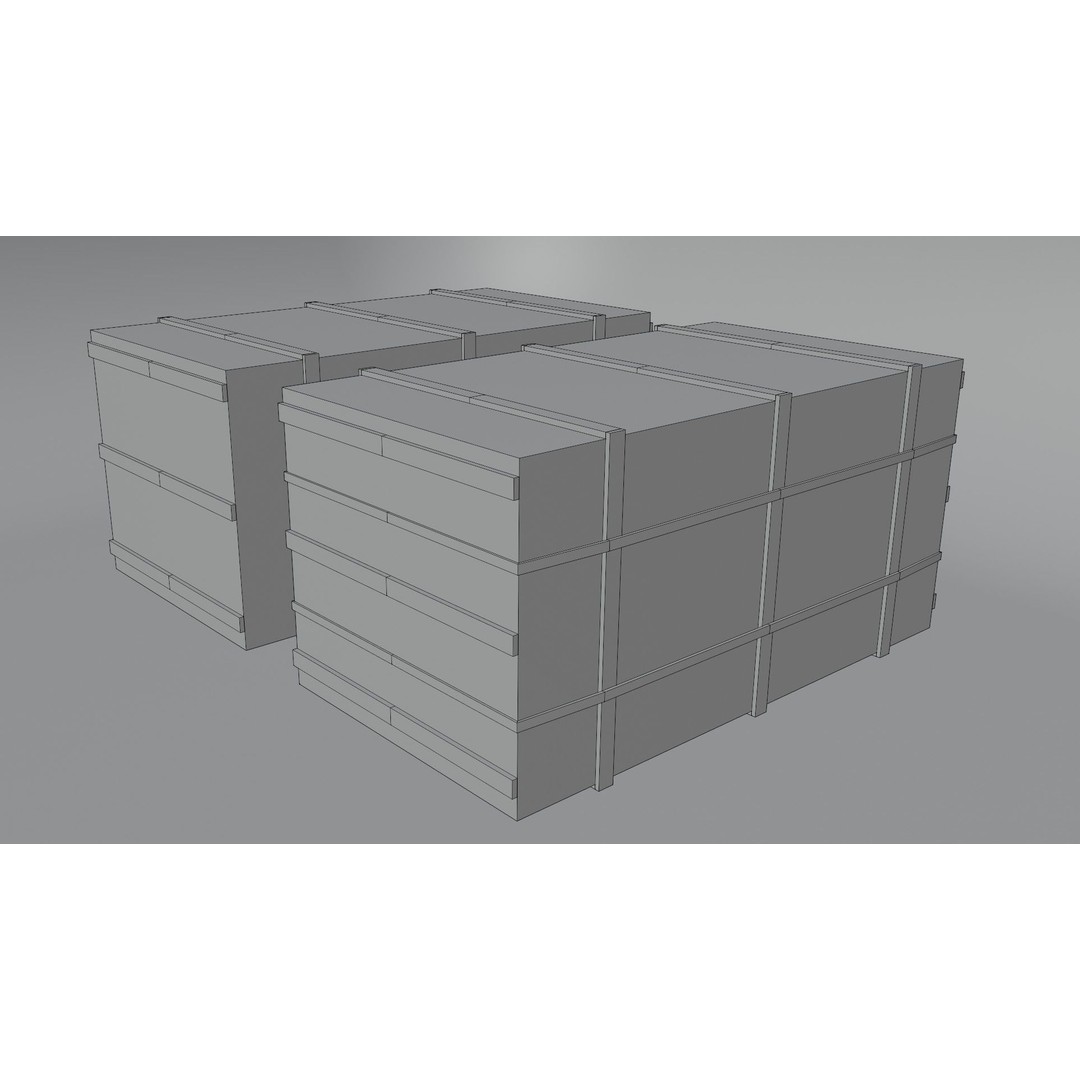 Construction Site Props 3D Model – Low Poly Game Ready Asset, FBX, OBJ - View 25