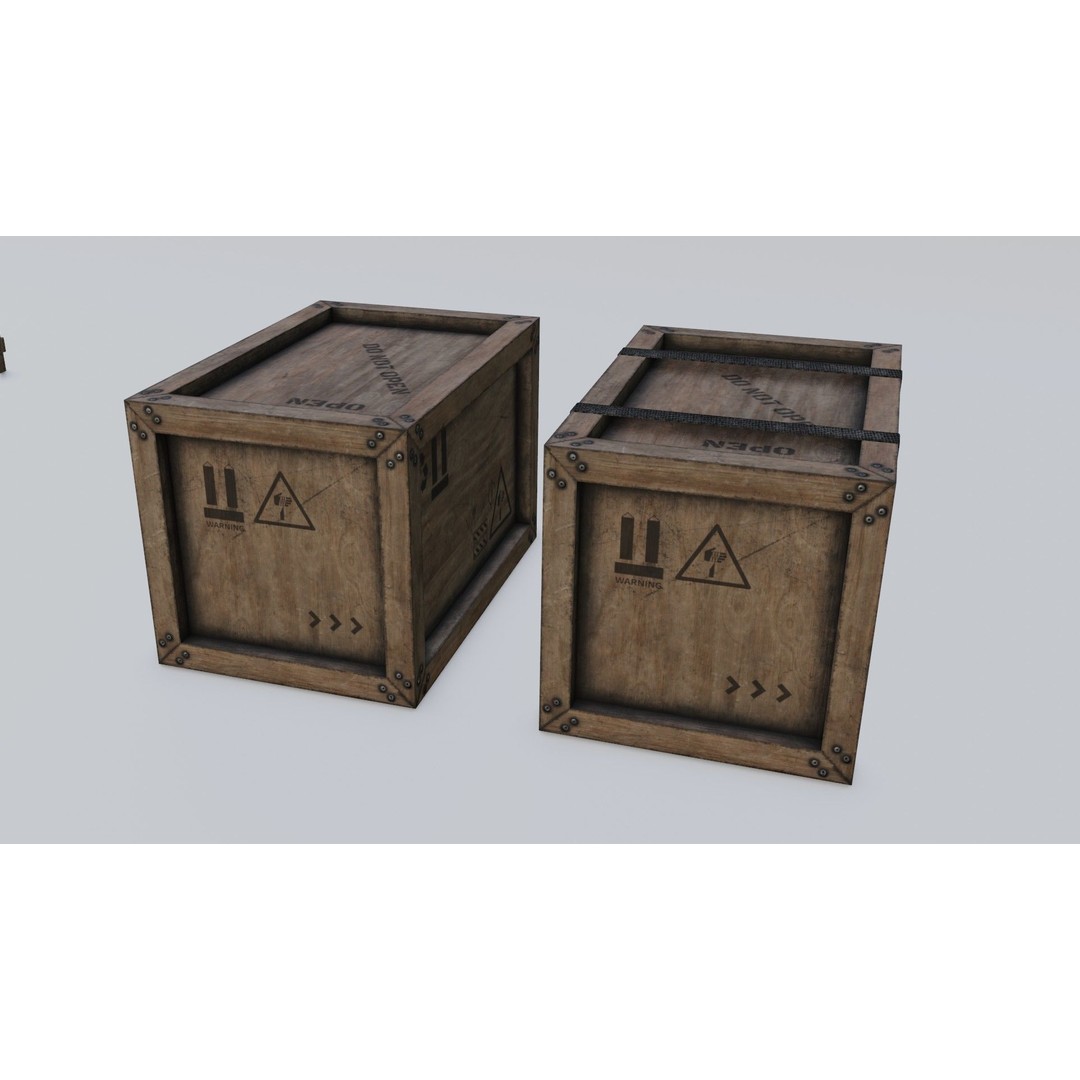 Construction Site Props 3D Model – Low Poly Game Ready Asset, FBX, OBJ - View 7