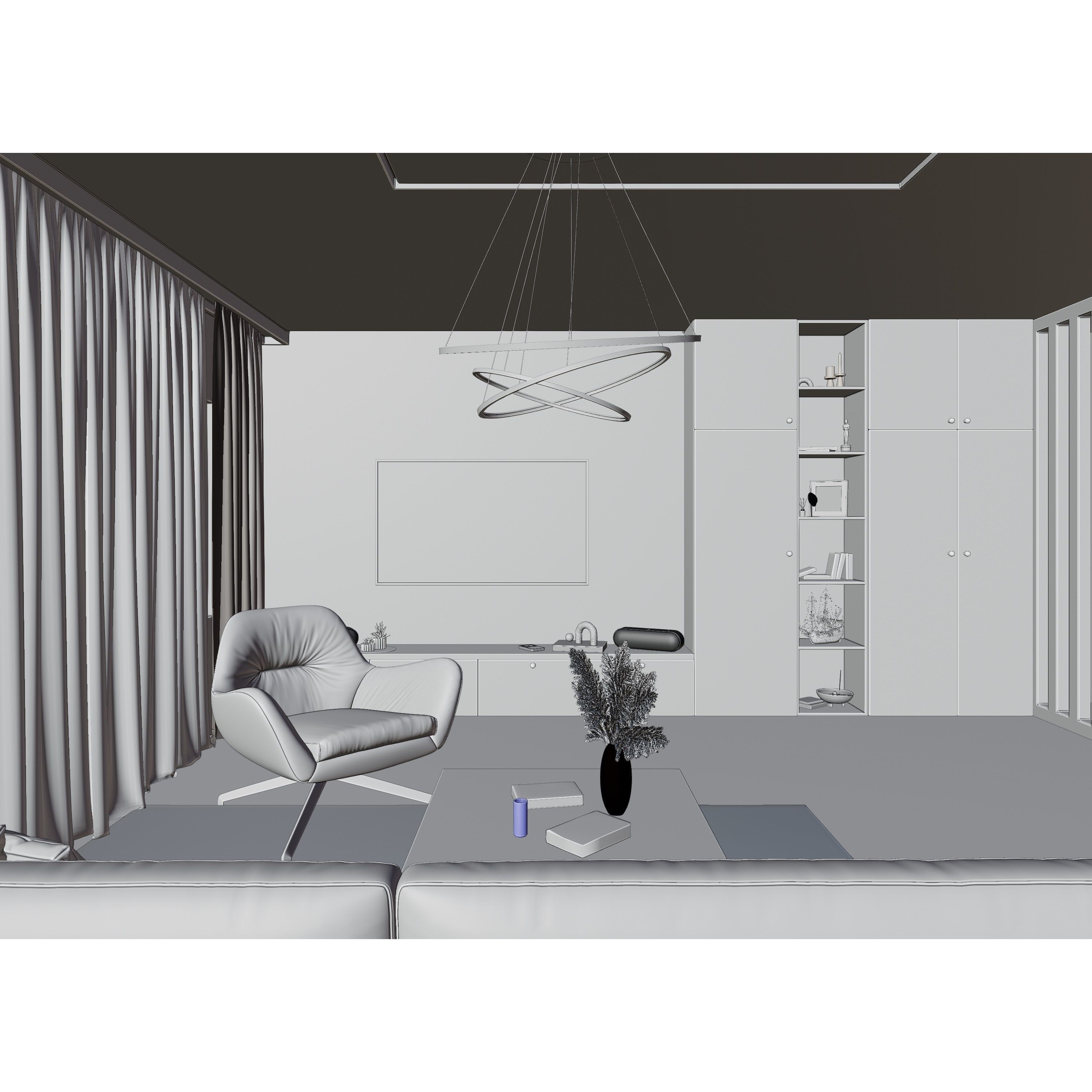 Modern Apartment Scene - High-Quality 3D Model - View 27