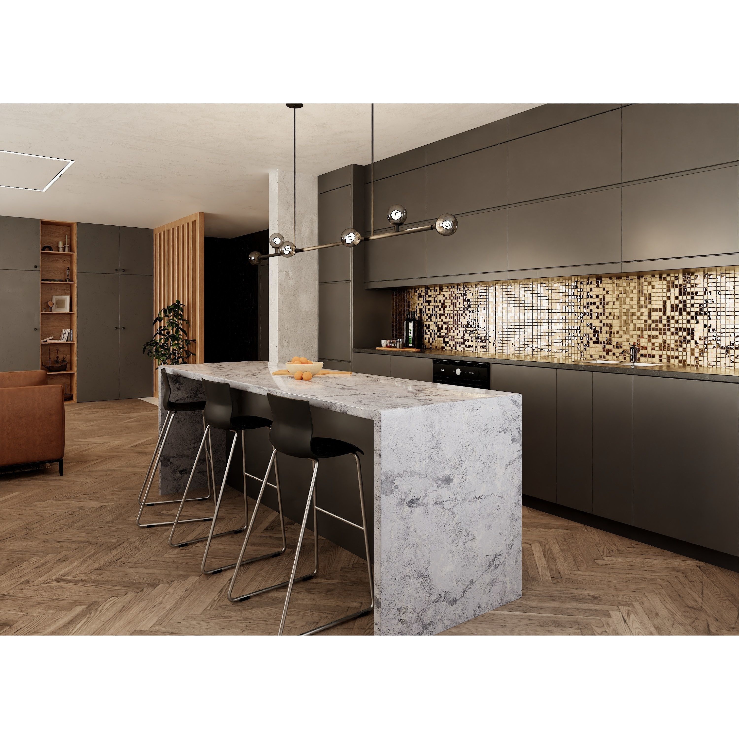 Modern Apartment Scene - High-Quality 3D Model - View 7