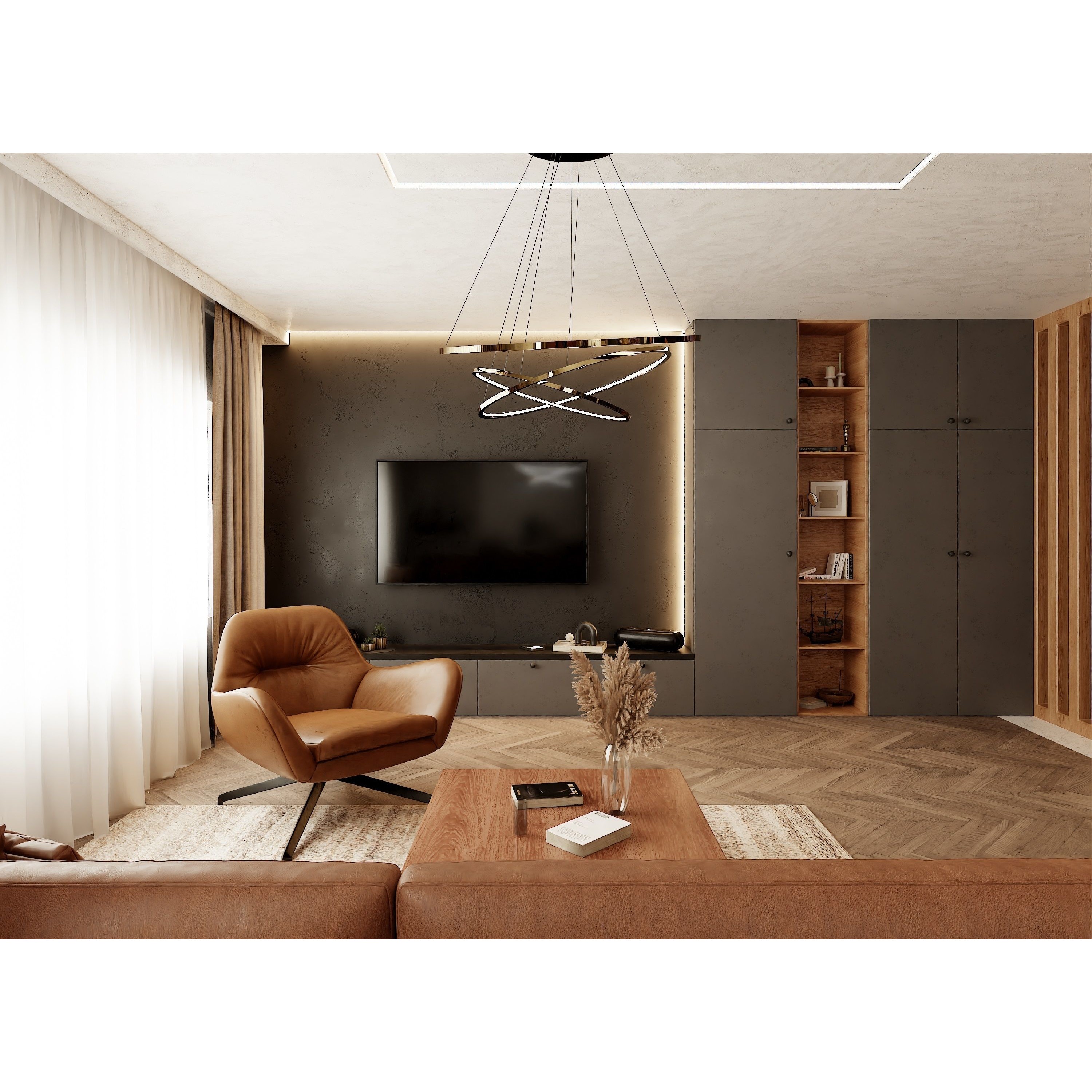 Modern Apartment Scene - High-Quality 3D Model - View 9