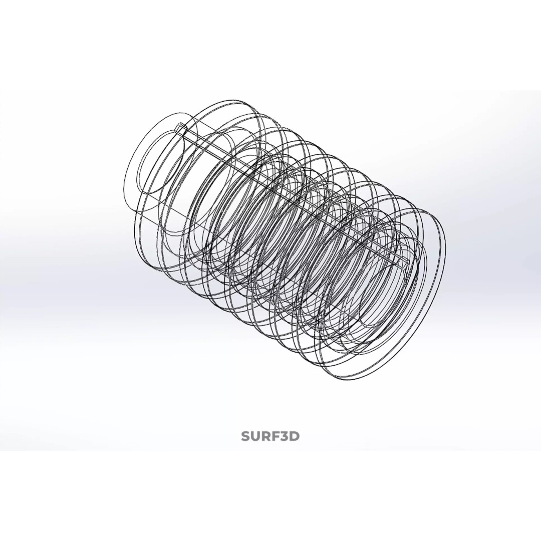Octuple Groove V-Belt Pulley 3D Model – Industrial Sheave, FBX, PBR