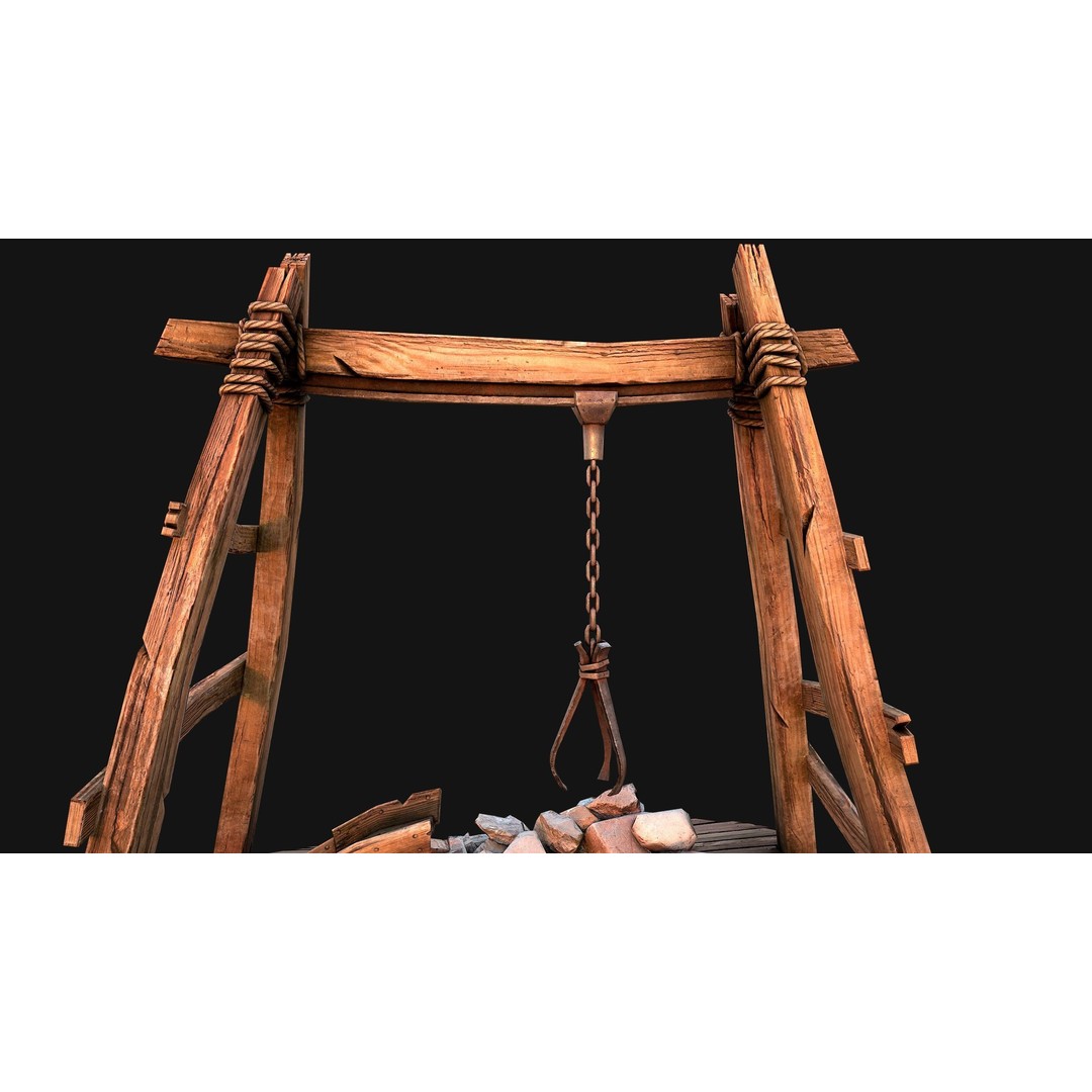 Quarry Stone Rock Mine 3D Model – Low Poly Game Asset, PBR Textures - View 29
