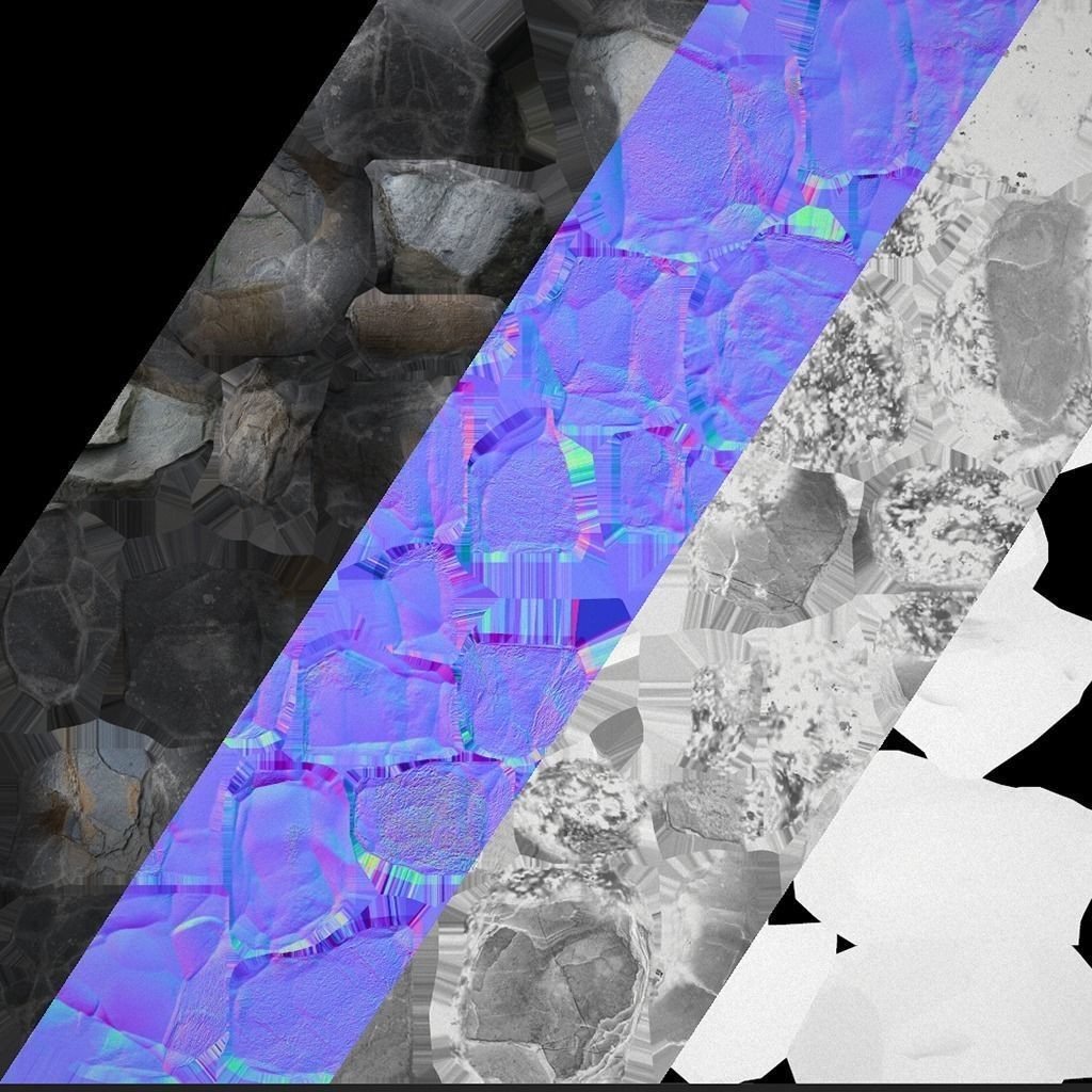 Quarry Stone Rock Mine 3D Model – Low Poly Game Asset, PBR Textures - View 35